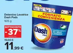 Carrefour Detersivo lavatrice DASH Pods offerta