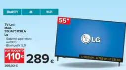 Carrefour TV Led Mod. 55UA751COLA Lg offerta