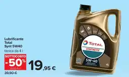 Carrefour Lubrificante Total Synt 5W40 offerta