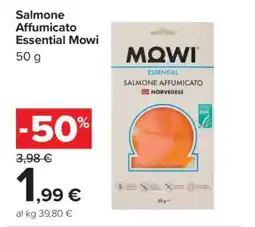 Carrefour Salmone Affumicato Essential Mowi offerta