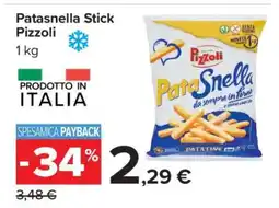 Carrefour Patasnella Stick Pizzoli offerta