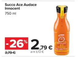 Carrefour Succo Ace Audace Innocent offerta