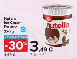 Carrefour Nutella Ice Cream Ferrero offerta