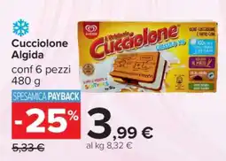 Carrefour CUCCIOLONE ALGIDA offerta