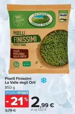Carrefour Piselli Finissimi La Valle Degli Orti offerta
