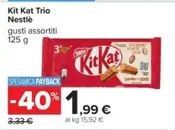 Carrefour Kit Kat Trio Nestlé offerta