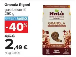 Carrefour Granola Rigoni offerta