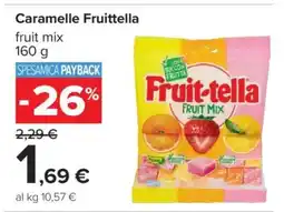 Carrefour CARAMELLE FRUITTELLA offerta