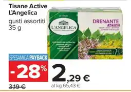 Carrefour Tisane Active L'Angelica offerta