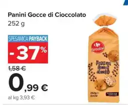 Carrefour Panini Gocce di Cioccolato offerta