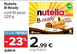 Carrefour Nutella B-Ready offerta