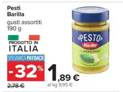 Carrefour Pesti Barilla offerta