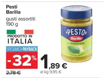 Carrefour Pesti Barilla offerta