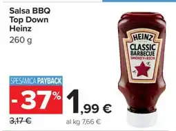 Carrefour Salsa BBQ Top Down Heinz offerta