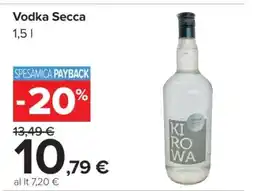 Carrefour Vodka Secca offerta