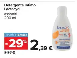 Carrefour DETERGENTE INTIMO LACTACYD offerta