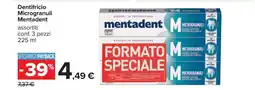 Carrefour Dentifricio Microgranuli Mentadent offerta