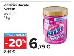 Carrefour Additivi Bucato Vanish offerta