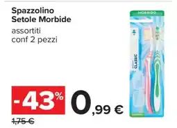 Carrefour Spazzolino Setole Morbide offerta
