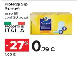 Carrefour Proteggi Slip Ripiegati offerta