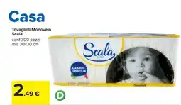 Carrefour Tovaglioli Monovelo Scala offerta