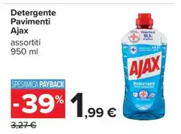 Carrefour Detergente pavimenti Ajax offerta