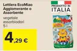 Carrefour Lettiera EcoMiao Agglomerante o Assorbente offerta