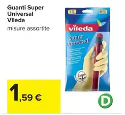 Carrefour Guanti Super Universal Vileda offerta