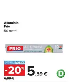 Carrefour ALLUMINIO FRIO offerta