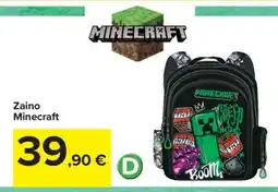 Carrefour Zaino “Minecraft” offerta