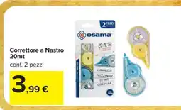 Carrefour Correttore a Nastro 20mt offerta