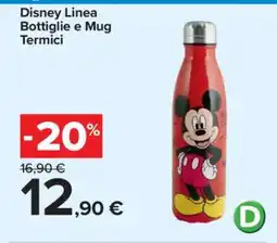 Carrefour Disney Linea Bottiglie e Mug Termici offerta
