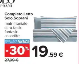 Carrefour Completo Letto Solo Soprani offerta