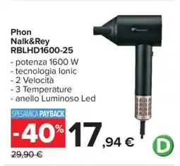 Carrefour Phon Nalk&Rey RBLHD1600-25 offerta