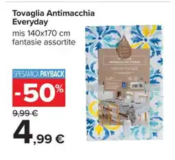 Carrefour Tovaglia Antimacchia Everyday offerta