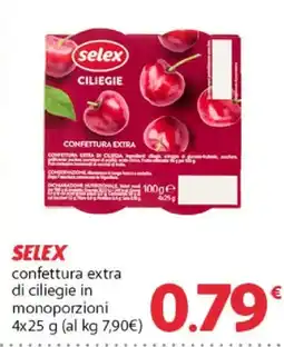 Famila Superstore Selex confettura extra di ciliegie offerta