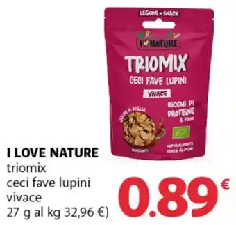 I love nature triomix ceci fave lupini vivace