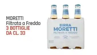 Birra Moretti Filtrata a Freddo