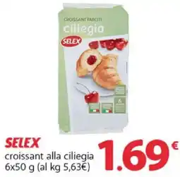 Supermercati Dok SELEX croissant alla ciliegia offerta
