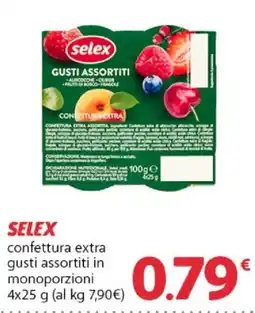 Supermercati Dok Selex confettura extra gusti assortiti offerta