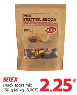 Supermercati Dok SELEX snack sport mix offerta