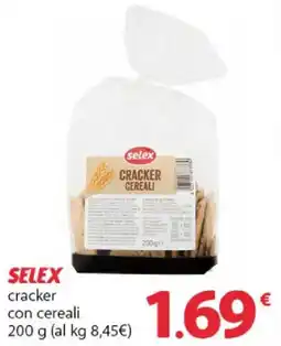 Supermercati Dok Selex cracker con cereali offerta