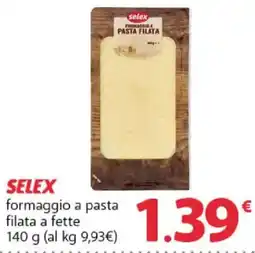 Supermercati Dok Selex formaggio a pasta filata offerta
