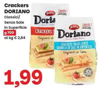 Crackers Doriano Senza Sale
