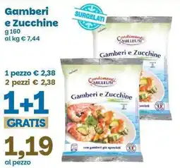 Prix Quality Gamberi e Zucchine Milleusi offerta