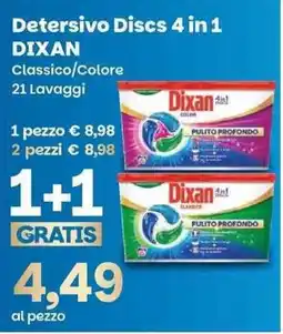 Prix Quality Detersivo Discs 4 in 1 Dixan offerta