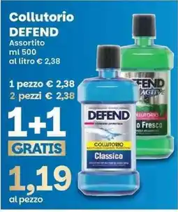 Prix Quality Collutorio DEFEND offerta