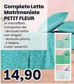 Prix Quality Completo Letto Matrimoniale Petit Fleur offerta