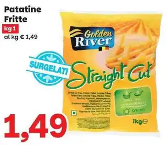 Golden River Patatine Fritte Straight Cut
