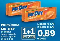 Prix Quality Plum Cake MR. DAY con Miele Senza Lattosio offerta